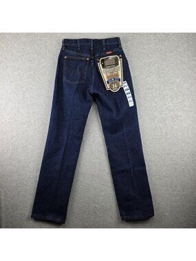 Wrangler 14MWZ Jeans Womens 5x30 Blue Slim Fit Cowboy Cut Dark Wash NWT